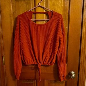 Hollister Burnt Orange Knit Top